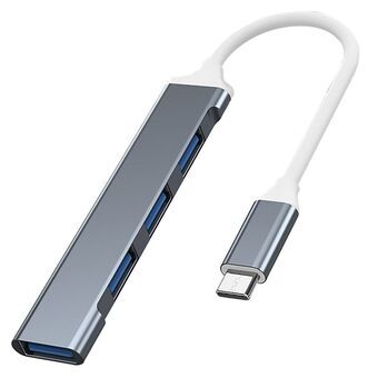 USB Hub Vakoss TC-4125X Sølvfarvet