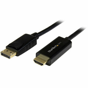 DisplayPort til HDMI kabel Startech DP2HDMM2MB           (2 m) Sort