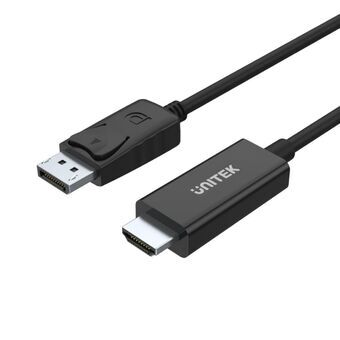 DisplayPort til HDMI-adapter Unitek Y-5118CA Sort 1,8 m