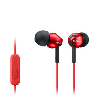 Hovedtelefoner Sony MDR-EX110AP Rød