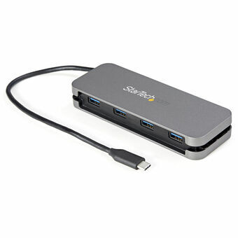 USB Hub Startech HB30CM4AB Sort/Grå