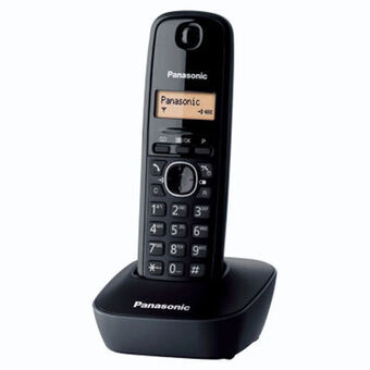 Trådløs telefon Panasonic TG1611BLACK Sort Rav