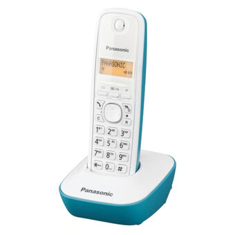 Trådløs telefon Panasonic Corp. KX-TG1611SPC DECT Hvid Turkisblå Rav