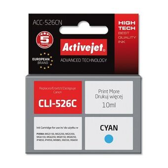 Kompatibel blækpatron Activejet ACC-526CN Cyan
