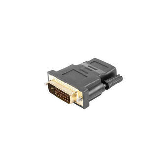 HDMI til DVI-adapter Lanberg AD-0010-BK Sort