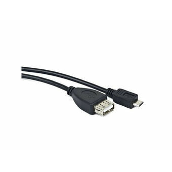 Kabel Micro USB Lanberg OEM-0006 Sort 15 cm