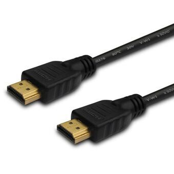 HDMI-kabel Savio CL-75 Sort 20 m