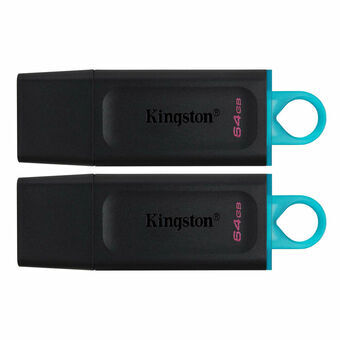 USB-stik Kingston DataTraveler Exodia Grøn 64 GB 2 pcs