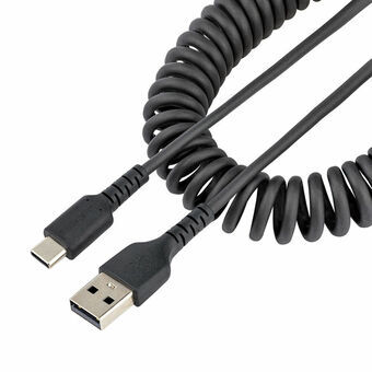 USB A til USB C-kabel Startech R2ACC-1M-USB-CABLE Sort 1 m