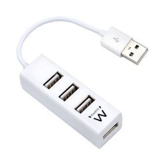 USB Hub Ewent AAOAUS0134 Hvid
