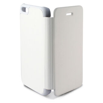 Folie Cover til Mobiltelefon iPhone 5C KSIX Slim Hvid Polykarbonat
