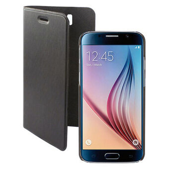 Folie Cover til Mobiltelefon Samsung Galaxy S6 KSIX Magnet Sort