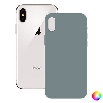 Etui iPhone X, XS KSIX Soft Silicone - Grøn