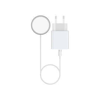 Vægoplader Iphone 12 KSIX Apple-compatible Hvid