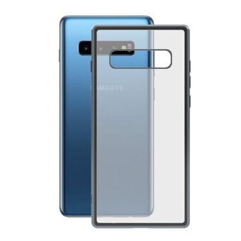 Mobilcover Samsung Galaxy S10+ KSIX Flex Metal TPU Gennemsigtig Grå Metallic