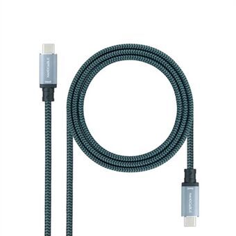 Kabel USB C NANOCABLE 10.01.4101-COMB Grøn 1 m