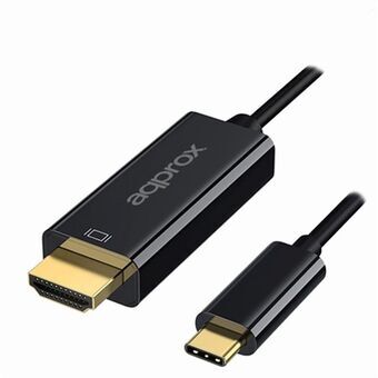 USB C til HDMI-kabel approx! APPC52 Sort Ultra HD 4K