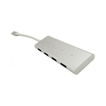 USB Hub CoolBox COO-HUC4U3 Hvid (4 Porte)