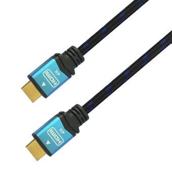 HDMI-kabel Aisens 0,5 m Sort/Blå 4K Ultra HD