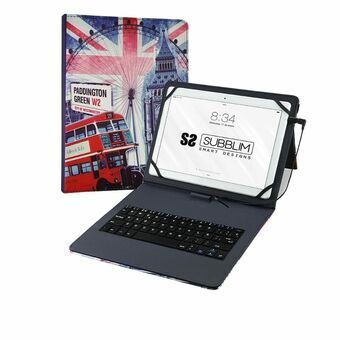 Case til tablet og tastatur Subblim SUB-KT1-USB050 Spansk qwerty