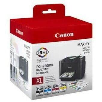 Originale blækpatroner (pakke med 4) Canon 2500XL MAXIFY iB4050 XL Multifarvet