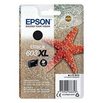 Kompatibel blækpatron Epson C13T03A14020 8,9 ml Sort
