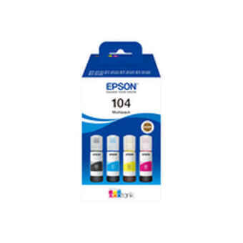 Blæk til genopfyldningspatroner Epson 104 EcoTank 4-colour Multipack
