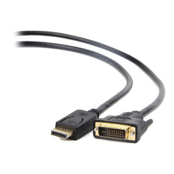 DisplayPort til DVI-mellemstik GEMBIRD CC-DPM-DVIM-6 1080 px (1,8 m) Sort