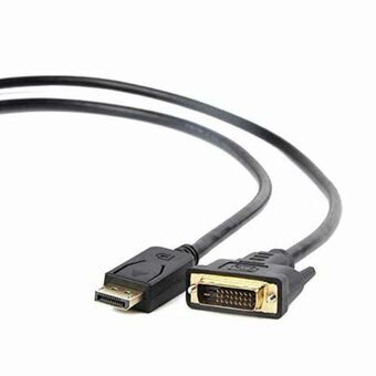 DisplayPort til DVI-mellemstik GEMBIRD CC-DPM-DVIM-6 1080 px 1,8 m Sort 1,8 m