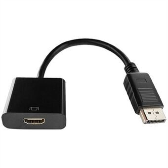 DisplayPort til HDMI-adapter GEMBIRD A-DPM-HDMIF-002 60 Hz Sort