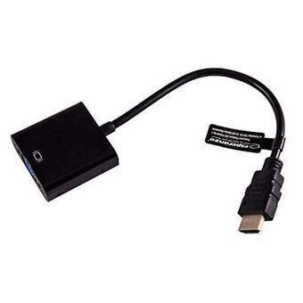 HDMI til VGA GEMBIRD S0223205 1080 px 60 Hz Sort 15 cm