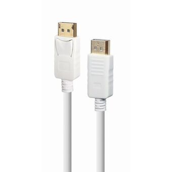 DisplayPort-kabel GEMBIRD CC-DP2-6-W Hvid 1,8 m