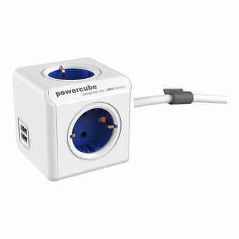 Forlængerledning Spand Allocacoc Powercube Extended 1402 USB 250 V 16 A 1,5 m