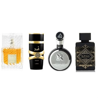 Højest Anmeldte Lattafa Parfumer - 4 Parfume Prøver (2 ML)