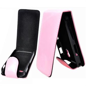 Læderetui til Samsung Galaxy Ace (Magenta)