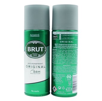 Brut Deodorant Spray - Brut Original Anti-Perspirant - 200 ml - Mænd