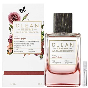 Clean Hemp & Ginger - Eau de Parfum - Duftprøve - 5 ml