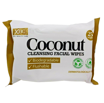 Revitalising Coconut Water Facial Wipes - Renseservietter - 25 stk. 