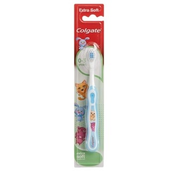 Colgate - Baby Smiles Toothbrush - Extra Soft - 0-3 år - Blå