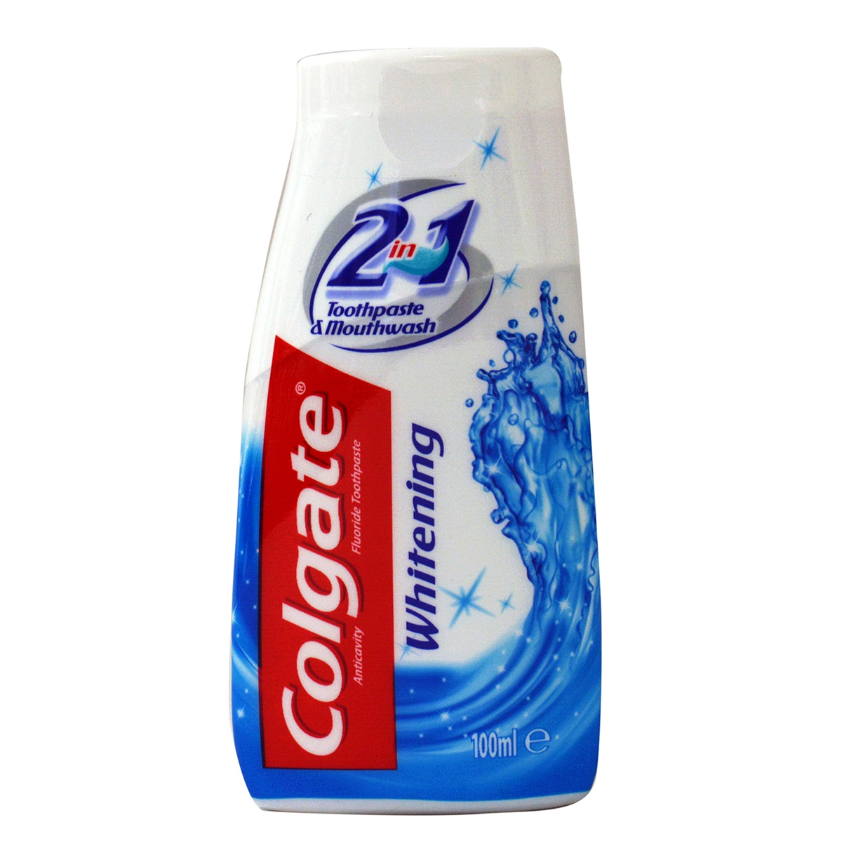 Skære af Valg personificering Colgate 2 in 1 Whitening Tandpasta og Mundskyl - 100 ml