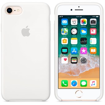 iPhone 7 / iPhone 8 / iPhone SE silikone cover - Hvid