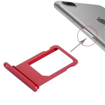 Sim kort holder iPhone 7 Plus - Rød