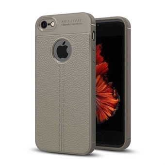  Perfect Fit Cover i TPU til iPhone 5 / iPhone 5S / iPhone SE 2013 - Grå