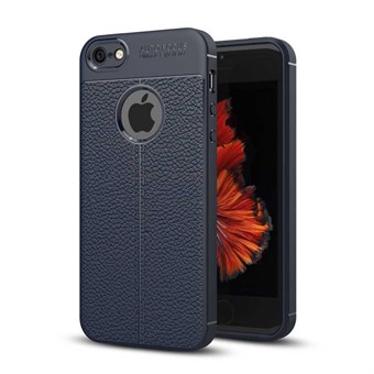  Perfect Fit Cover i TPU til iPhone 5 / iPhone 5S / iPhone SE 2013 - Navy Blå
