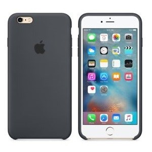 iPhone 6 / iPhone 6S silikone cover - Charcoal Grå