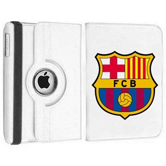 Roterende Fodbold Etui til iPad Mini 1/2/3 - Barcelona
