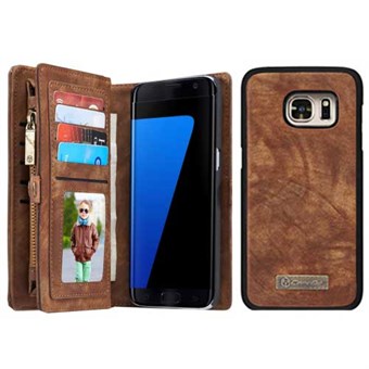 CaseMe Flap Pung til Samsung Galaxy S7 Edge - Coffee