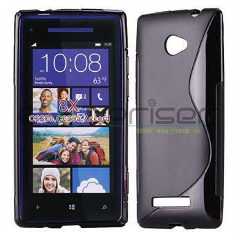 S-Line HTC 8X Silicone Cover - Sort