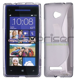 S-Line HTC 8X Silicone Cover - Grå