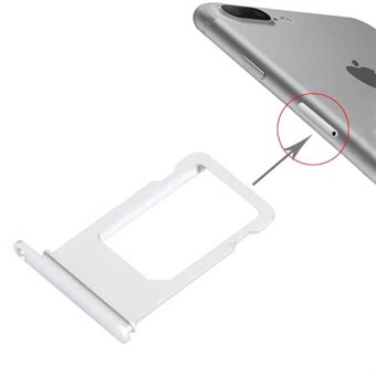 Sim kort holder iPhone 7 Plus - Sølv